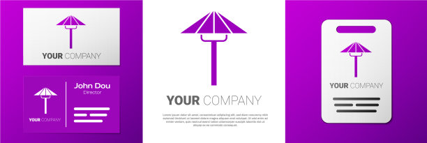 标志型日本传统雨伞图片下载