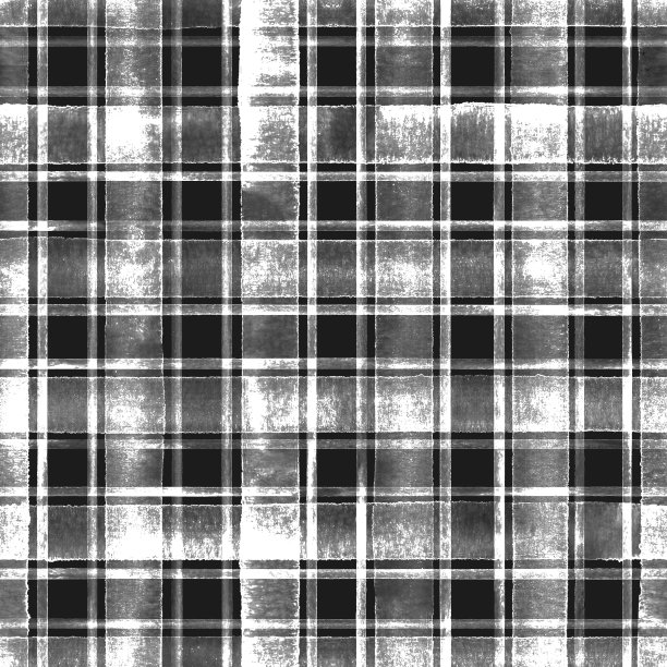 水彩邋遢破旧别致的条纹格子无缝图案图片下载
