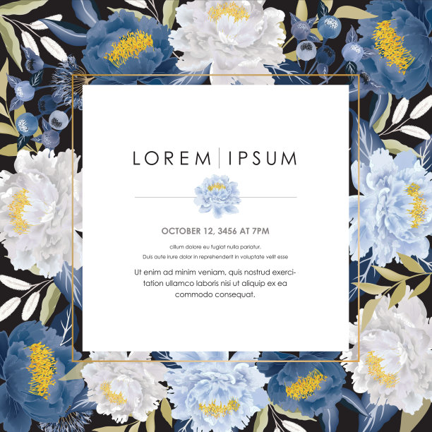 矢量插图的花卉框架在春天。图片下载