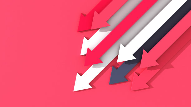 彩色背景中的箭头图片下载