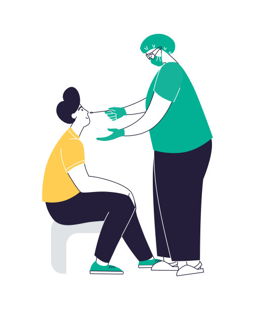 护士正在做PCR冠状病毒样本检测图片下载