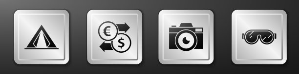 设旅游帐篷换钱照相相机及图片下载