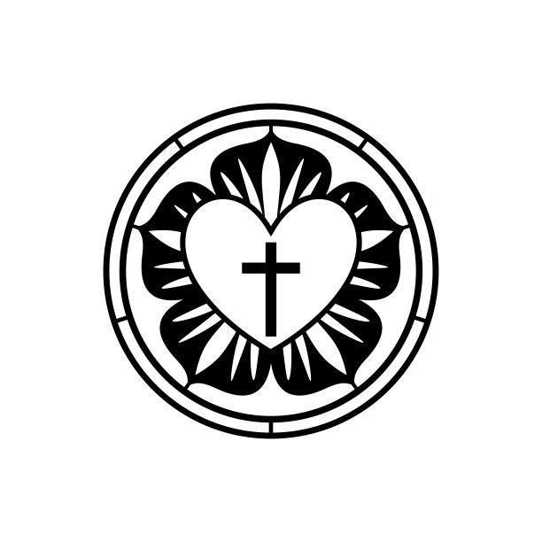 路德上升。以主和救主耶稣基督的赎罪祭来说明神学和信仰。图片下载