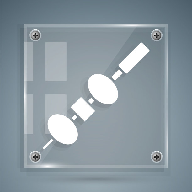 白色橄榄和奶酪的筷子图标孤立图片下载