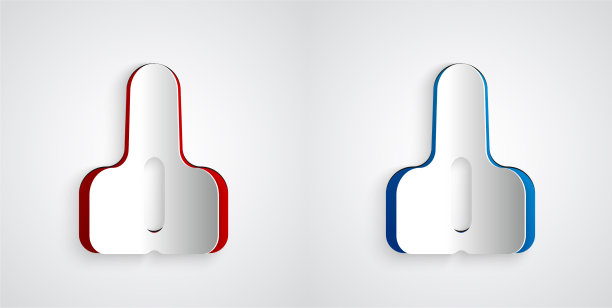 剪纸自行车座位图标孤立在灰色图片下载