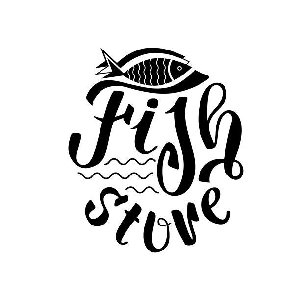 标识一家鱼店图片下载