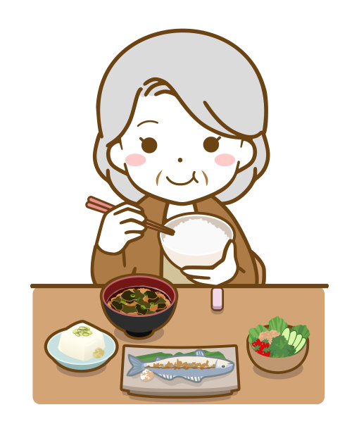 老妇人吃图片下载