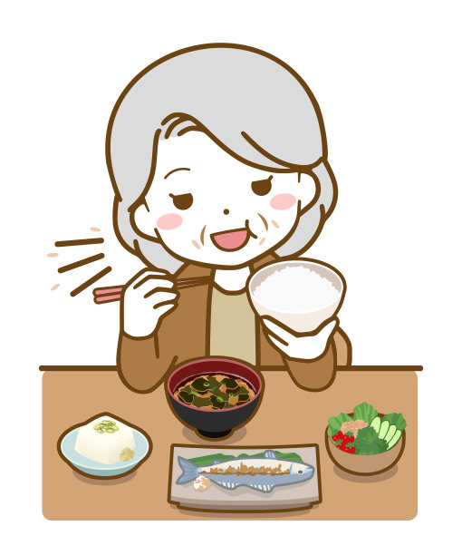 老年妇女吃脏东西图片下载