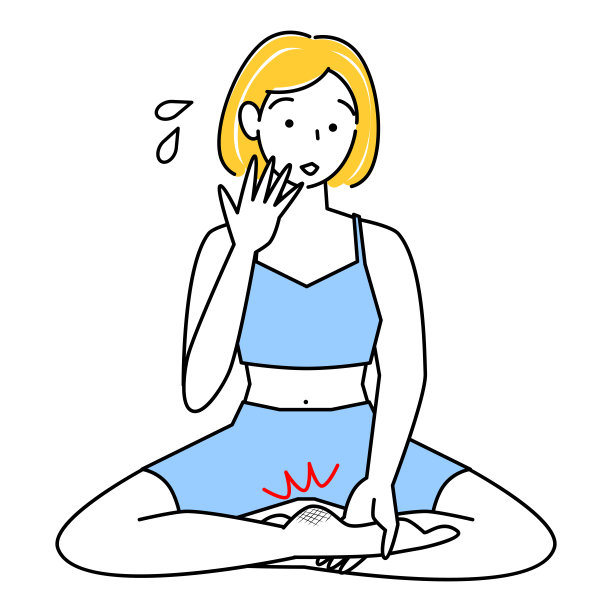 皮肤护理：脚后跟干裂的可爱女人悲伤的插图图片下载