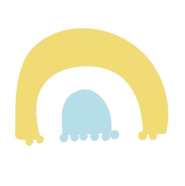 室内彩虹。摘要现代插图。时髦的向量。宝贝说明图片下载