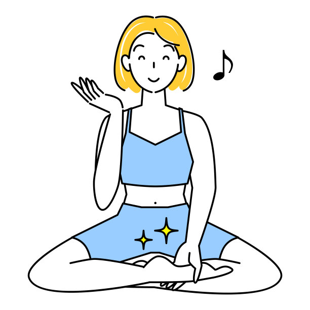 皮肤护理：快乐治愈脚底皮肤问题的可爱女人插画矢量图图片下载