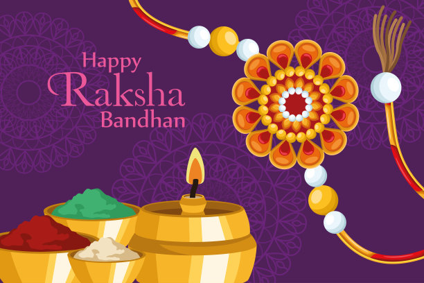 拉克沙班丹庆祝活动图片下载