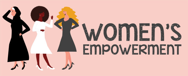 妇女赋权运动的概念。向量。图片下载