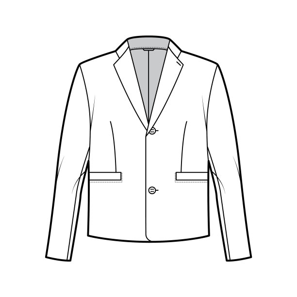 单排扣夹克套装技术时尚图片下载