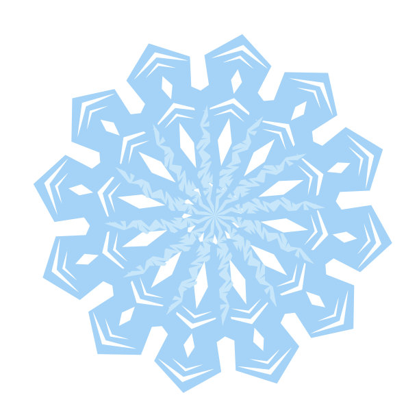 雪花矢量股票插图。雪。冬天。图片下载