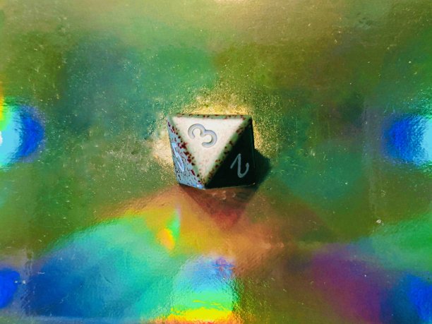 骰子上的数字"3"图片下载