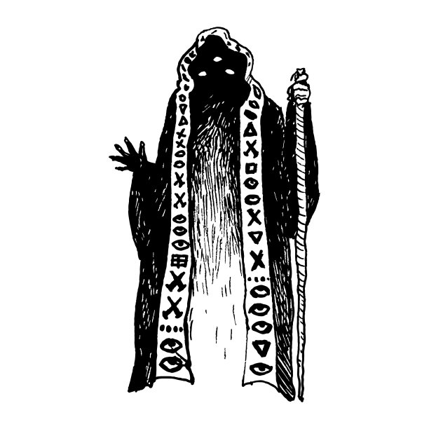 黑人魔术师、巫师或僧侣图片下载