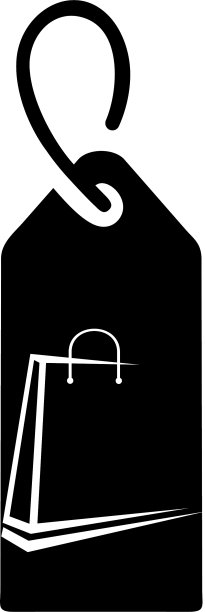 购物购物袋扁平图标会徽设计图片下载