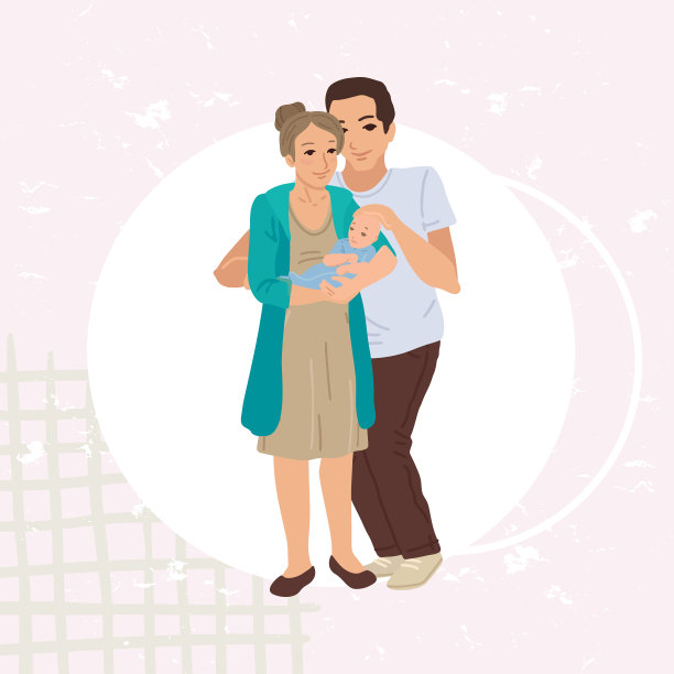 全家福亚洲国籍的父亲和图片下载