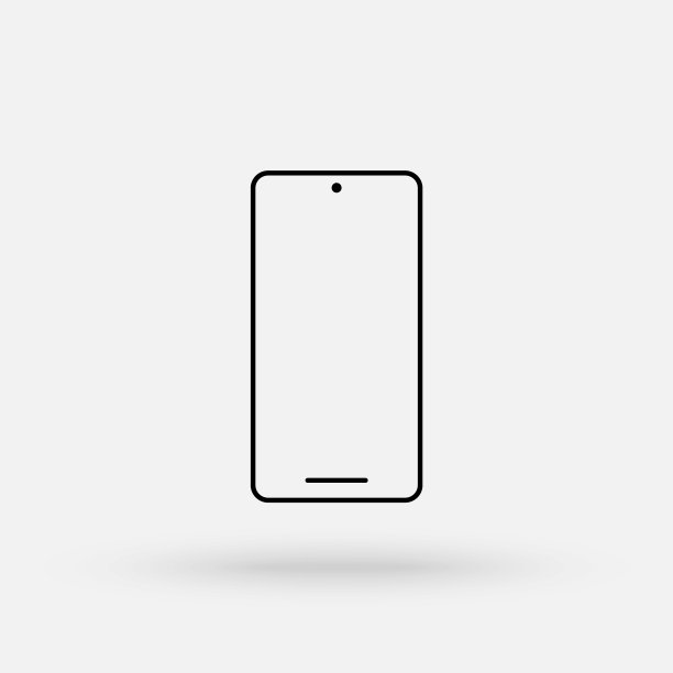 简单线条手机图标简单图片下载