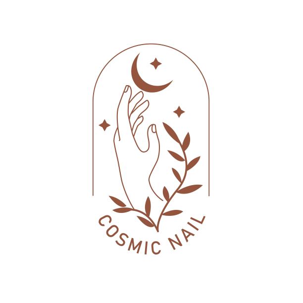 神秘优雅的波西米亚女性双手配以月亮、星星、植物等线条艺术。矢量魔法符号孤立在白色背景。图片下载