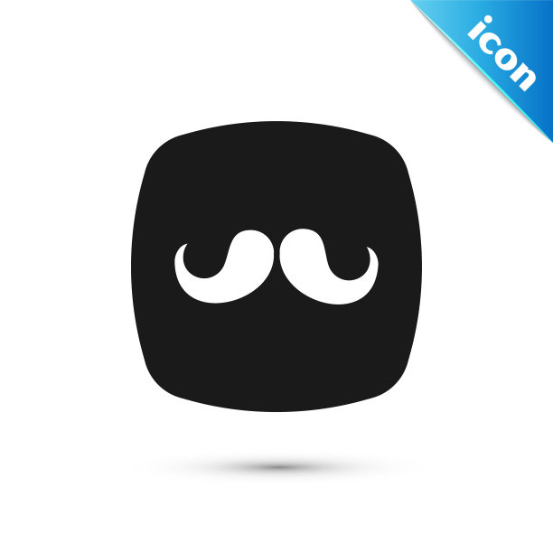 灰色理发店图标孤立在白色背景。美发师标志或招牌。向量图片下载