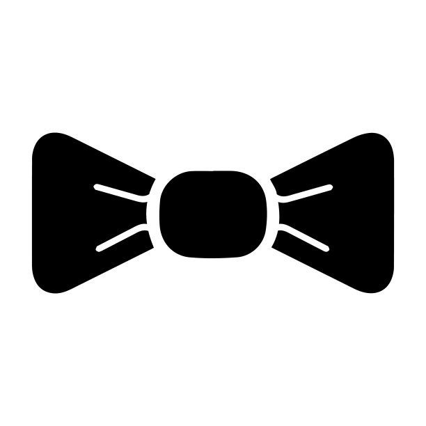 配件，蝴蝶结，蝴蝶结，衣领，脖子，领带，领带图标图片下载