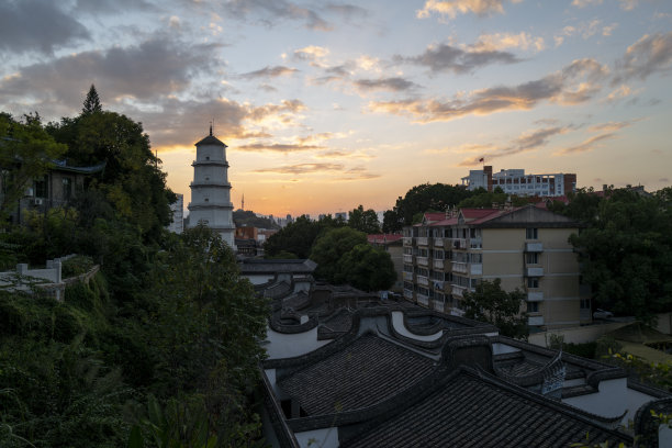 中国福建省福州市城市景观图片下载