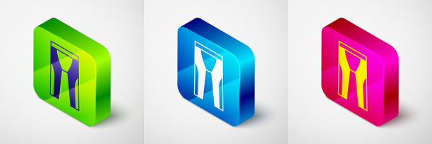 水肺潜水图标孤立在灰色背景上的等距潜水服。在水下潜水设备。方形按钮。向量图片下载