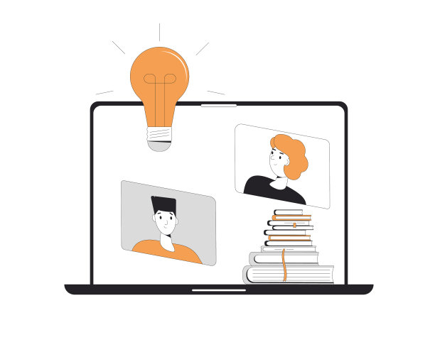 头脑风暴在线教育数字化学习图片下载