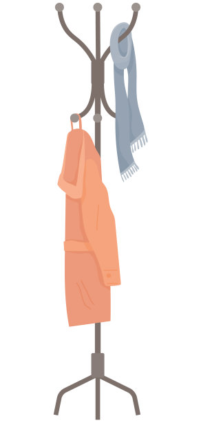 木地板衣架，用于挂衣服图片下载