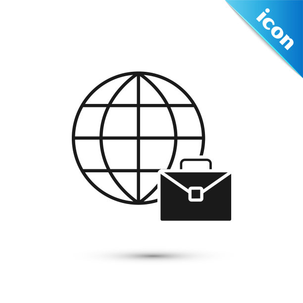 灰色在线工作图标隔离在白色图片下载