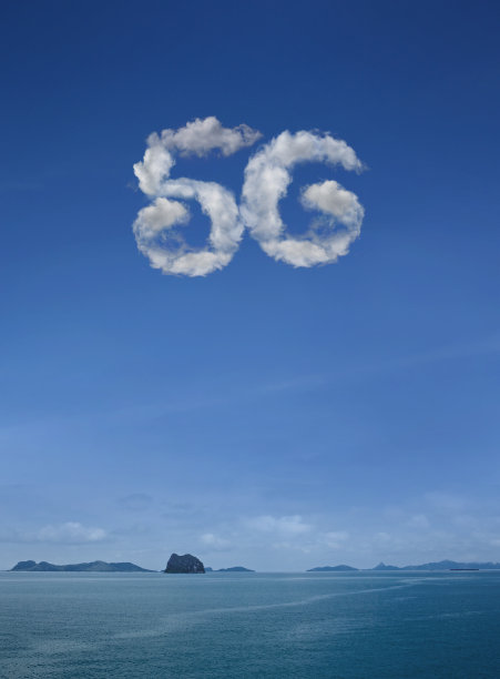 云5G概念天空背景现代无线网络技术图片下载