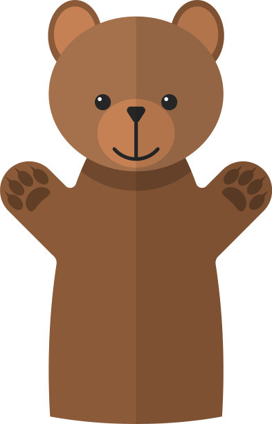 俱乐部脚熊手木偶玩偶剧院图片下载