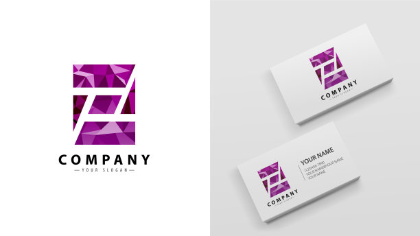 标志多边形与字母z模型业务图片下载