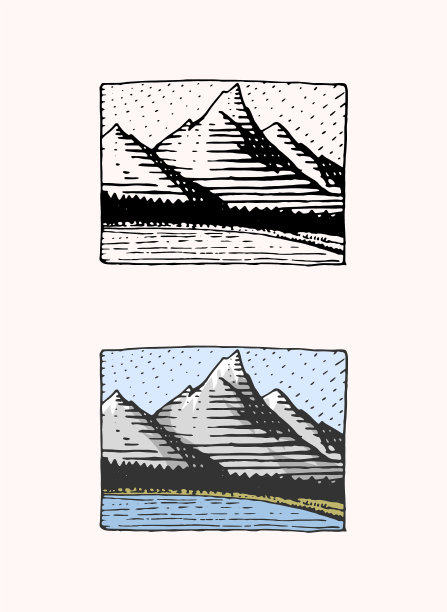 山峰的山峰刻有古手纹章图片下载