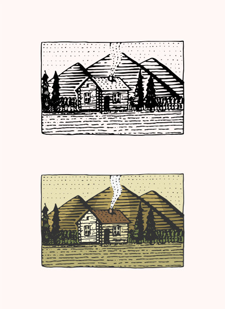 山峰的山峰刻有古手纹章图片下载