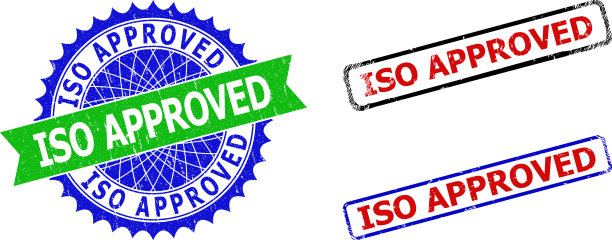 Iso认可的玫瑰形和矩形双色邮票图片下载