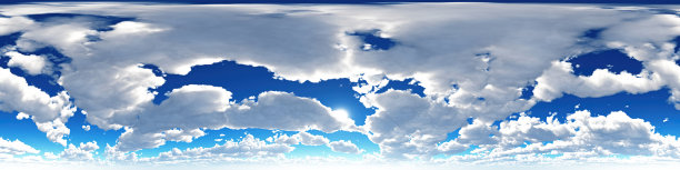 360度全景天空穹顶图图片下载