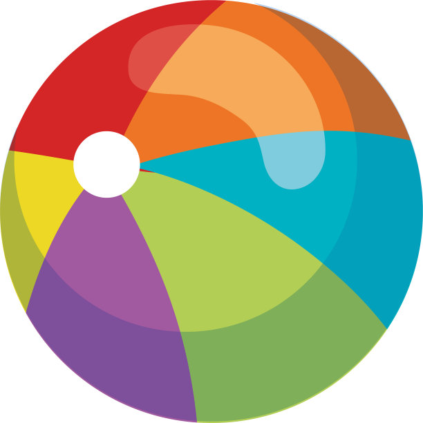 塑料气球海滩图片下载