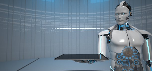 人形机器人平板电脑图片下载