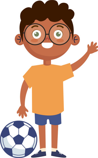 男孩踢足球图片下载