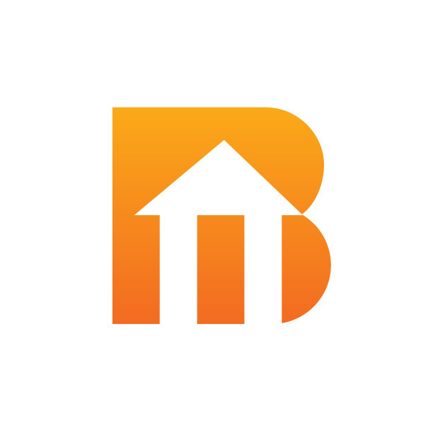 字母b房子标志图标设计家和字母表图片下载