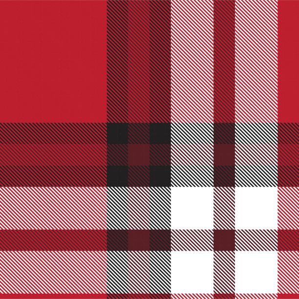 红色渐变格子纹理无缝图案图片下载