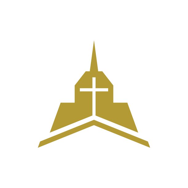 教堂的标志。基督教的象征。救世主耶稣的十字架在建筑的背景上图片下载