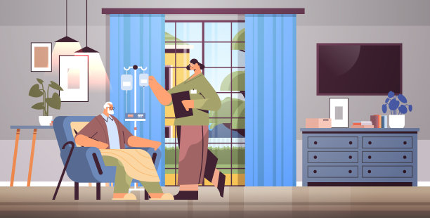 友好的护士或志愿者检查老人病人、家庭护理服务、保健和社会支持图片下载