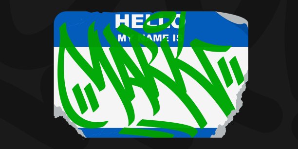 户外抽象城市涂鸦风格贴纸你好我的名字是与一些街头艺术字母矢量插图艺术图片下载