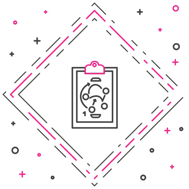 线规划战略概念孤立上图片下载