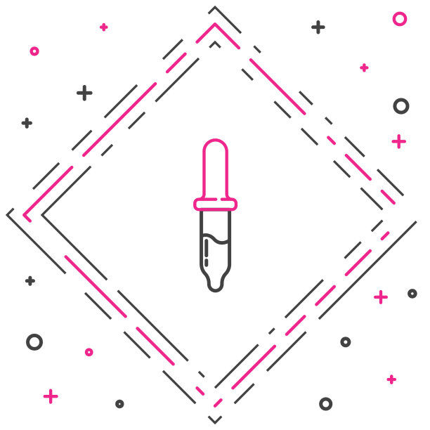 移液管图标隔离在白色背景上图片下载