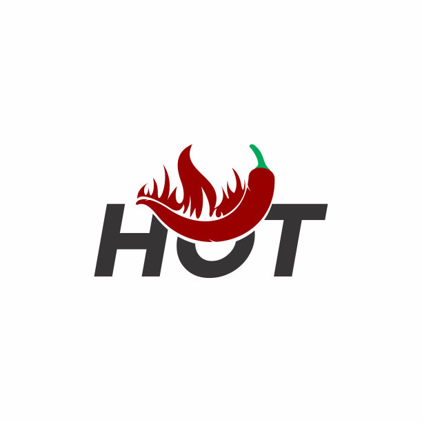墨西哥辣椒标志设计概念向量，辣椒辣椒标志设计模板图片下载